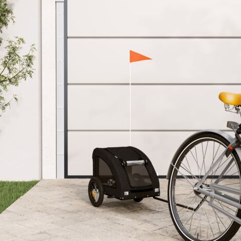 Vidaxl – Remorque de vélo pour animaux de compagnie – Charge maximale 30 kg – Dimensions 124 x 53 x 53 cm – Tissu Oxford durable (1/5)