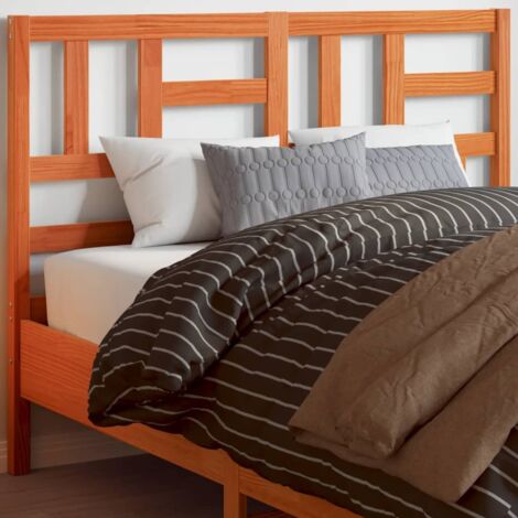 Tête de lit cire marron 160 cm bois massif de pin vidaXL (1/5)
