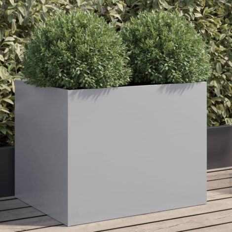 Jardinière argenté 62x47x46 cm acier galvanisé vidaXL