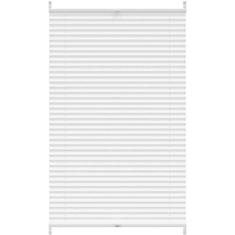 Plisse Blind 70x150cm White Pleated Blind