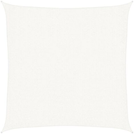 vidaXL Sunshade Sail 160 g/m² White 3x3 m HDPE
