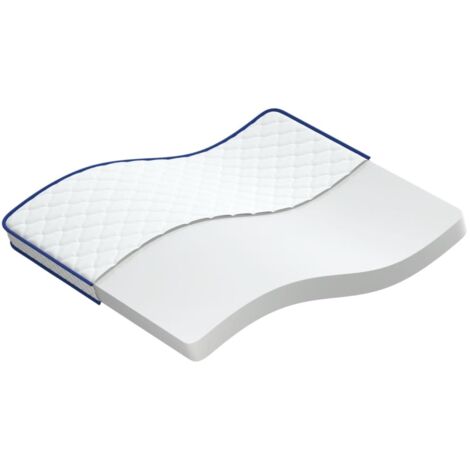 Matelas en mousse à mémoire de forme 200 x 160 x 17 cm doux vidaXL (1/5)