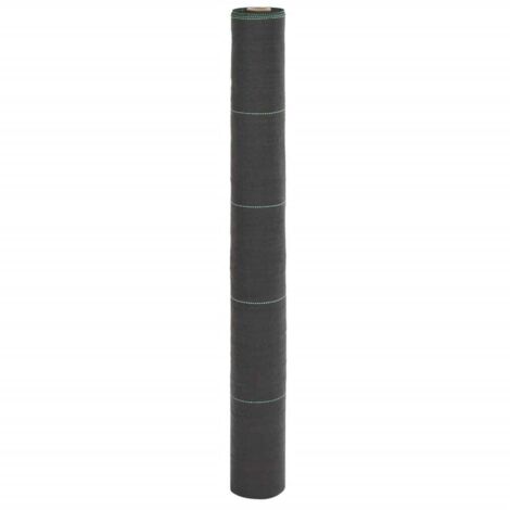 vidaXL Membrane anti-mauvaises herbes noir 1x25 m PP (1/5)
