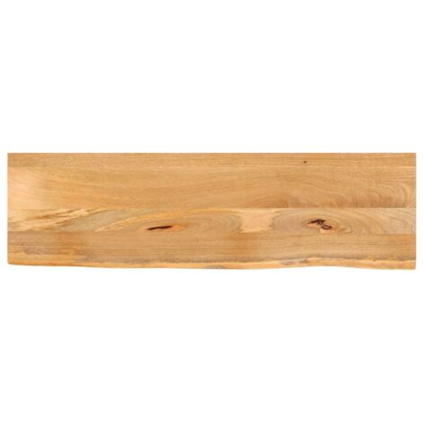 Dessus de table à bord vivant 120x40x3,8cm bois massif manguier vidaXL