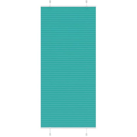 vidaXL Store plissé vert pétrole 100x200cm largeur du tissu 99,4 cm (1/5)
