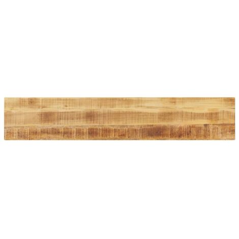 Vidaxl – Dessus de table rectangulaire en bois massif de manguier brut – Dimensions 180 x 30 x 2,5 cm – Finition naturelle et design rustique (1/5)