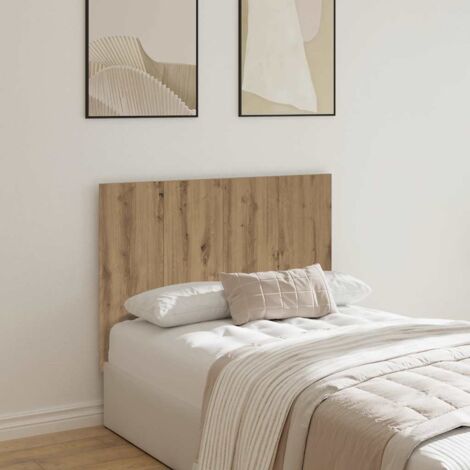 vidaXL Tête de lit chêne artisanal 120x1,5x80 cm bois d'ingénierie