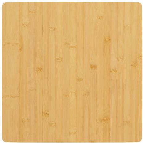 Plateau de Table, de Bureau, Table à Manger 60x60x4 cm bambou vidaXL