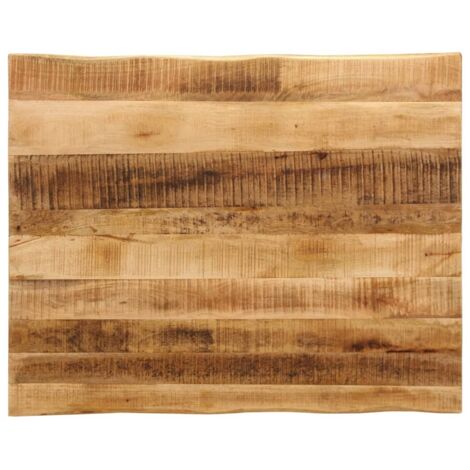 vidaXL Dessus de table bord vivant 90x80x2,5 cm bois de manguier brut