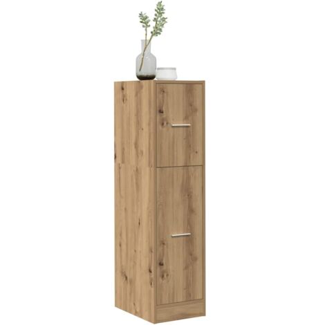 vidaXL Apothecary Cabinet Artisian Oak 30x41x118 cm Engineered Wood