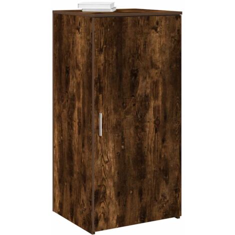 vidaXL Storage Cabinet Smoked Oak 50x45x103,5 cm Engineered Wood