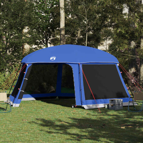 vidaXL Pool Tent with Removable Fly & Mesh Walls Azure Blue 618x532 cm (1/5)