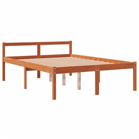 Lit pour personne âgée sans matelas 120x190 cm bois pin massif vidaXL (1/5)