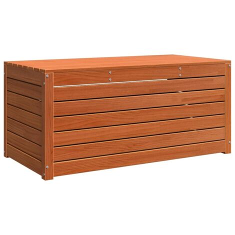 Boîte de Rangement de Jardin Marron cire 101 x 50.5 x 46.5 cm vidaXL (1/5)