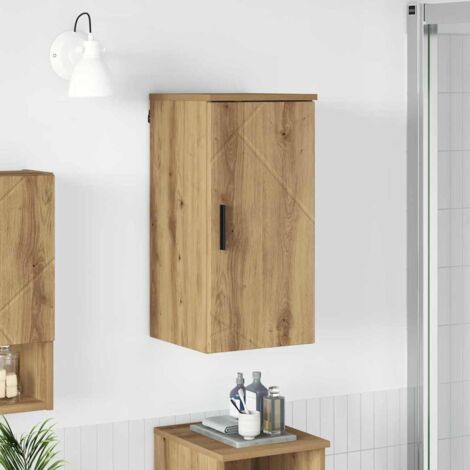 Cabinet de salle de bain Chêne artisanal 30 x 31,5 x 61 cm vidaXL