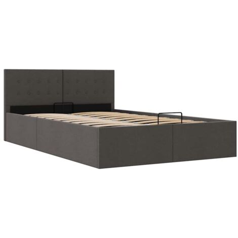 vidaXL Cadre de lit à rangement hydraulique sans matelas 120x200 cm (1/5)