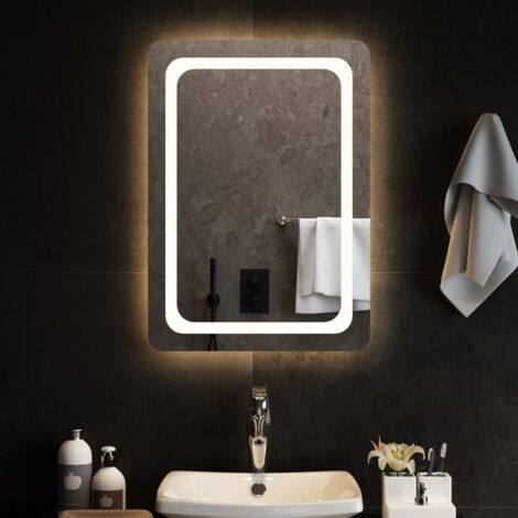 Miroir de salle de bain à LED 50x70 cm vidaXL