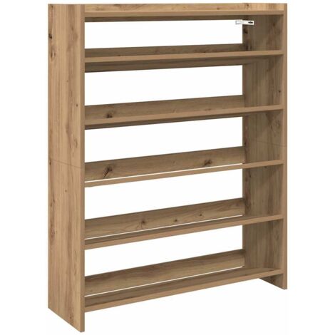 Vidaxl – Étagère à chaussures en bois d'ingénierie – Design moderne – Résistante à l'humidité – Parfaite pour petits espaces – Rangement pratique