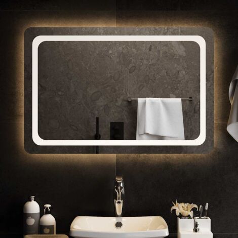 Miroir de salle de bain à LED 90x60 cm vidaXL280927