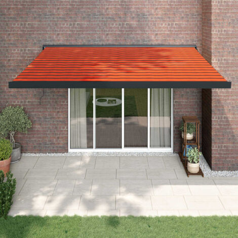 Vidaxl – Auvent rétractable 4x3 m – Tissu 100% polyester avec revêtement PU – Aluminium enduit de poudre – Protection UV (1/6)