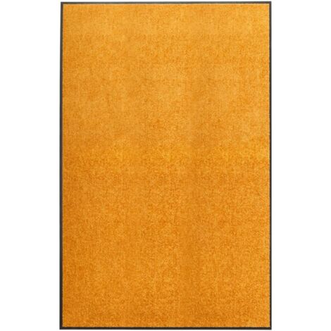 vidaXL Doormat Washable Orange 120x180 cm
