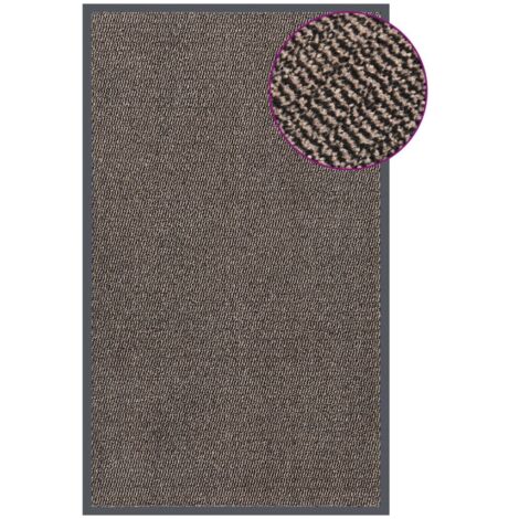 vidaXL Doormat Tufted 90x150 cm Dark Brown