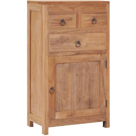 Buffet 50x30x90 cm bois de teck massif vidaXL