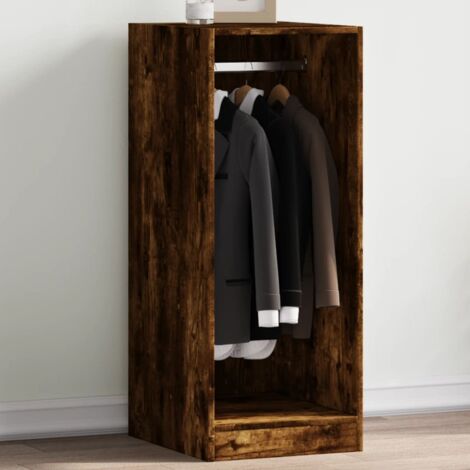 Garde-robe chêne fumé 48x41x102 cm bois d'ingénierie vidaXL