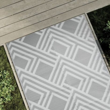 Tapis d'extérieur ARAKIL Gris 120x180 cm PP vidaXL