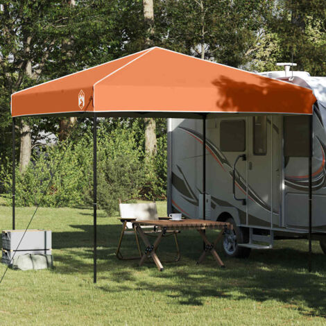 Tente à auvent pop-up Orange 250 x 250 cm tissu vidaXL (1/5)