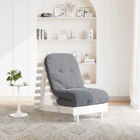 Canapé-lit futon avec matelas 60x206x11 cm bois massif de pin vidaXL (1/5)