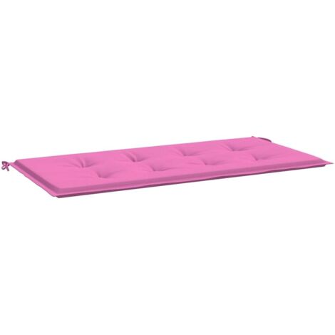 Coussin de banc de jardin Rose 100 x 50 x 4 cm Tissu Oxford vidaXL
