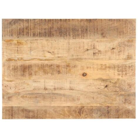 vidaXL Dessus de table Bois de manguier solide 25-27 mm 90x60 cm