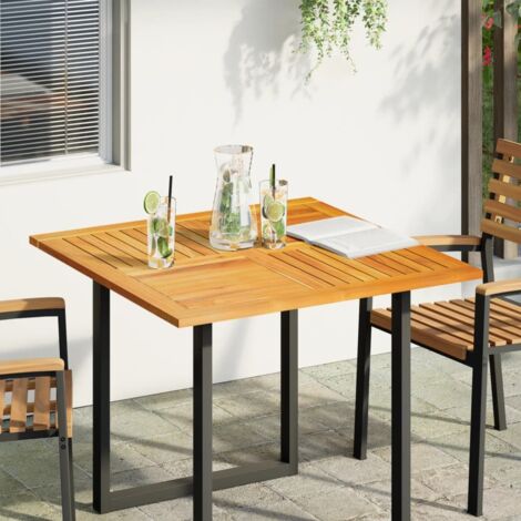 Dessus de table 90x90x2,2 cm carré bois massif d'acacia vidaXL