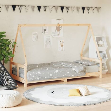 Cadre de lit pour enfants 80x200 cm bois de pin massif vidaXL (1/5)