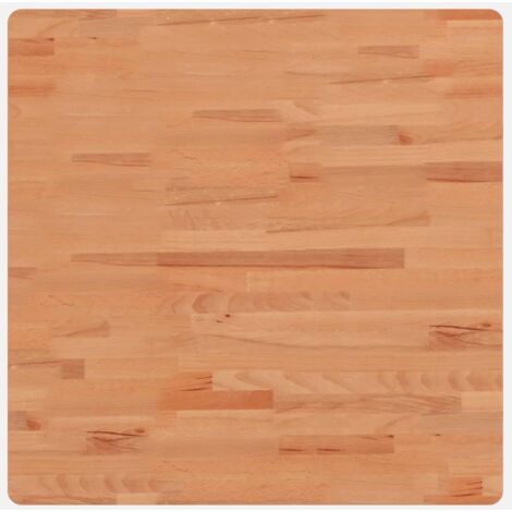 Dessus de table 70x70x4 cm carré bois massif de hêtre vidaXL (1/5)