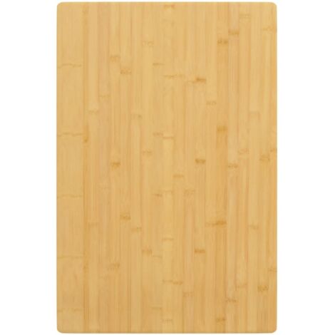 Plateau de Table, de Bureau, Table à Manger 60x100x1,5 cm bambou vidaXL