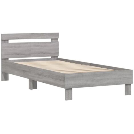 Cadre de lit sans matelas avec tête de lit 100x200 cm vidaXL