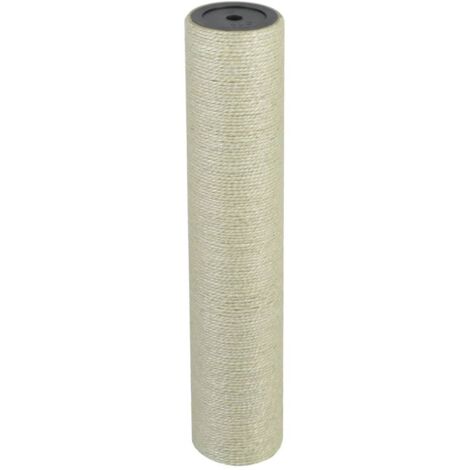 vidaXL Cat Scratching Post 8x40 cm 10 mm Beige