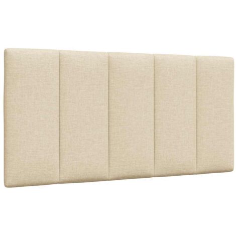Coussin de tête de lit Hanko crème 100 cm tissu vidaXL