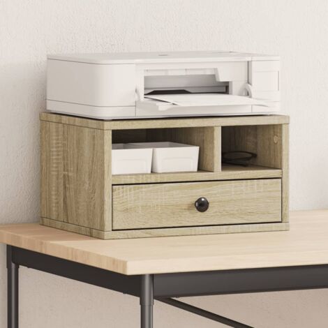 Support d'imprimante chêne sonoma 40x32x22,5 cm bois ingénierie vidaXL