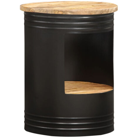 Table basse 43x55 cm bois de manguier solide