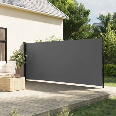 vidaXL Auvent latéral rétractable anthracite 180x300 cm
