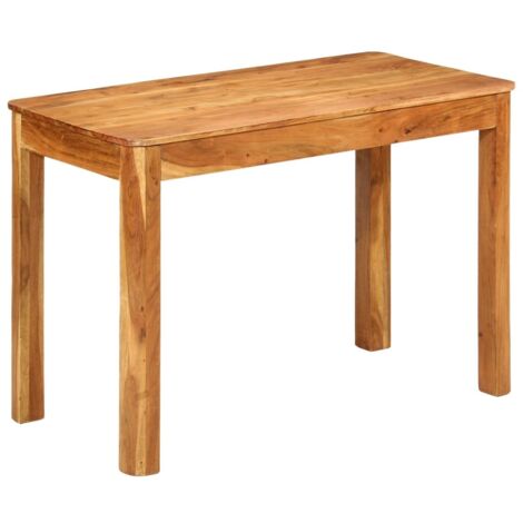 vidaXL Table à manger 110x55x76 cm bois d'acacia massif (1/5)