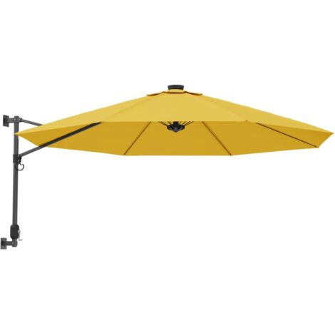 Parasol mural jaune 290 cm vidaXL (1/5)