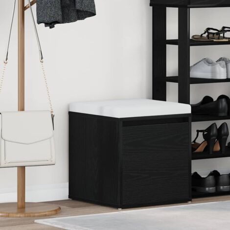 Commode Chêne noir 40,5 x 40 x 40 cm Bois d'ingénierie vidaXL (1/5)