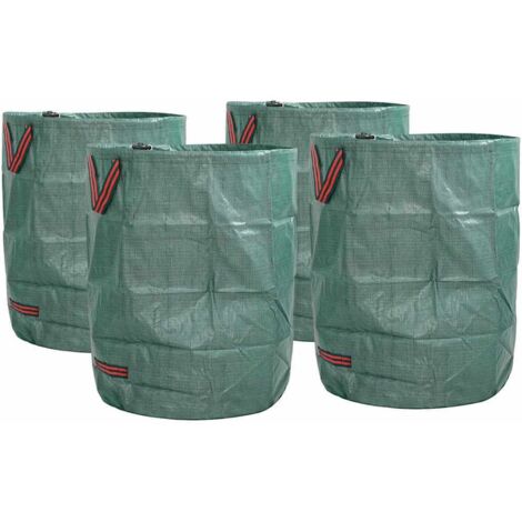 Sacs à Déchets de Jardin 4 pcs Vert 66 x 66 x 83,5 cm vidaXL (1/5)