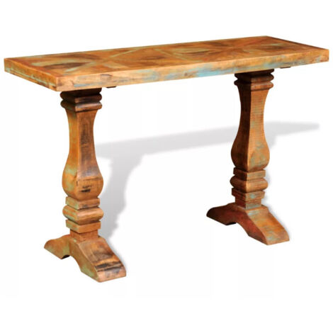 Table console Bois de récupération massif vidaXL (1/5)