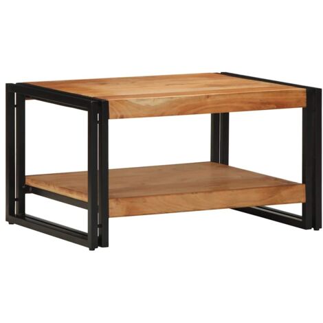 Table basse 70x50x38 cm bois massif acacia vidaXL (1/5)