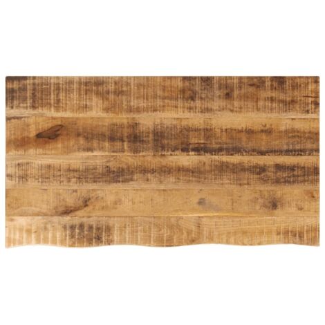 Dessus de table 100x60x3,8cm bord vif bois massif manguier brut vidaXL (1/5)